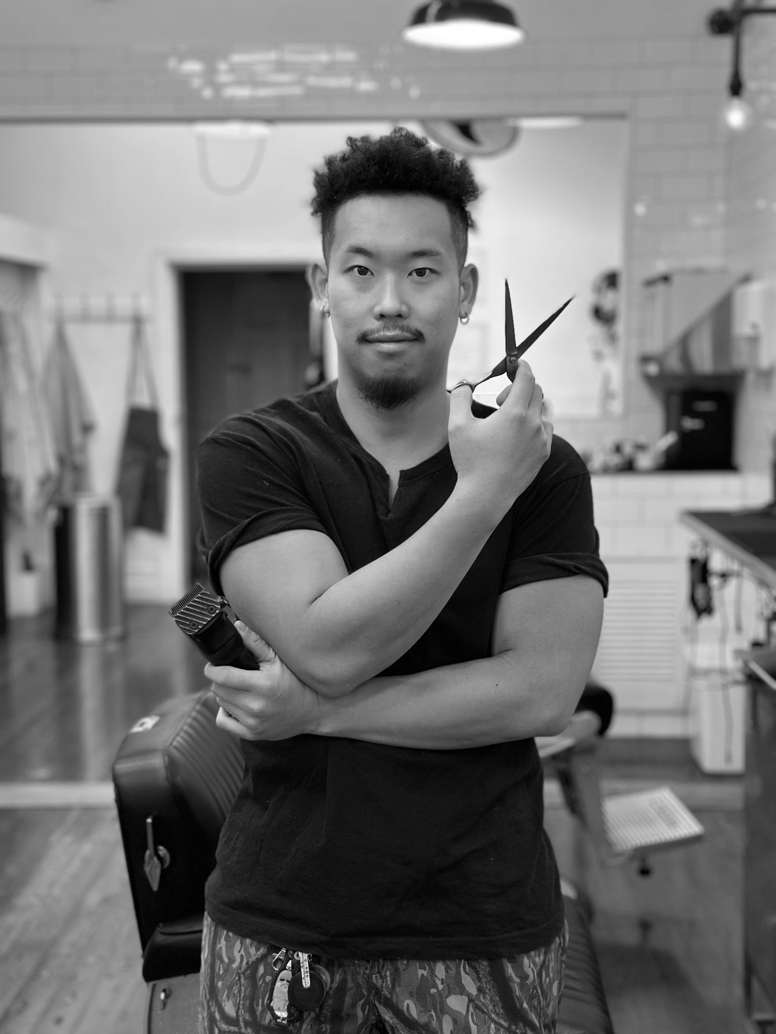 Etsuya Kidoguchi, barber at Tokoya