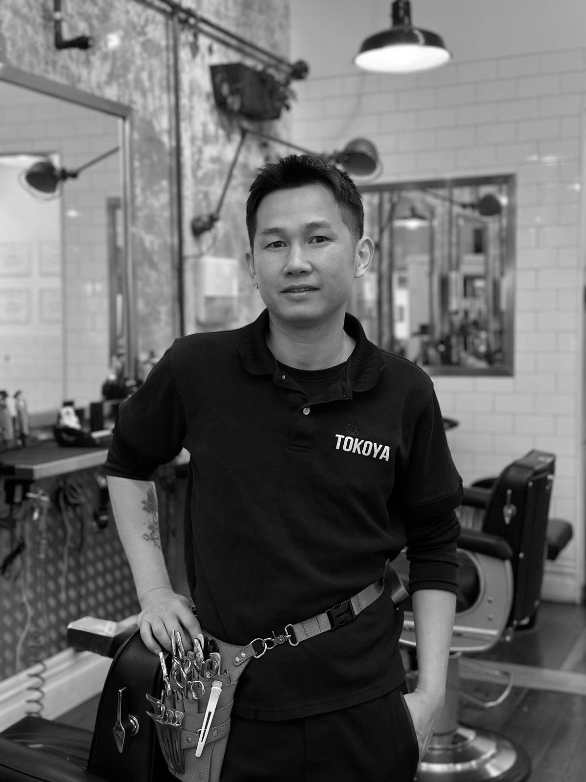 James, barber at Tokoya