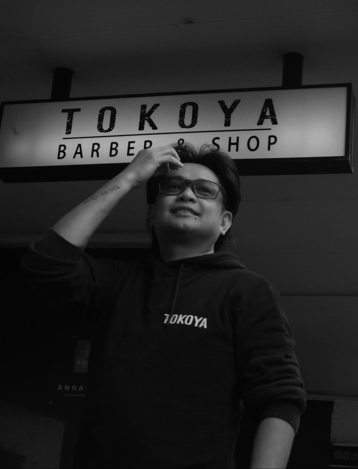 Jojo Parido, barber at Tokoya