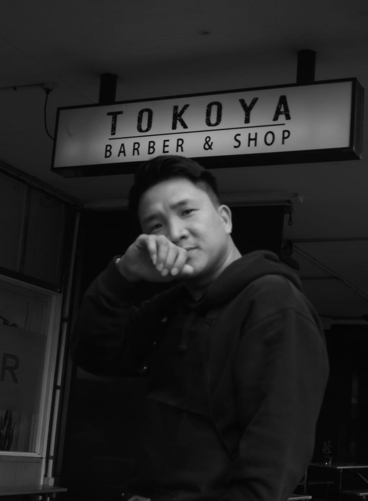 Kim Duong, barber at Tokoya